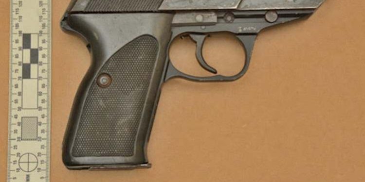 El KPSM arrestó con éxito a sospechoso por arma de fuego recuperada