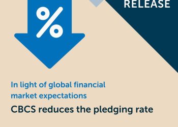El Banco Central de Curaçao en Sint Maarten reduce la tasa de pignoración