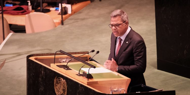 El Primer Ministro Dr. Mercelina asiste a la Asamblea General de la ONU: aboga por el futuro de Sint Maarten