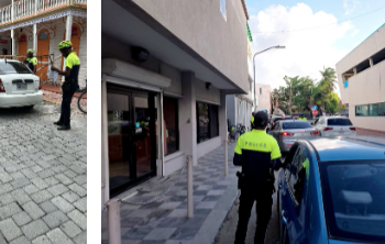 Operaciones de control general en el área de Philipsburg