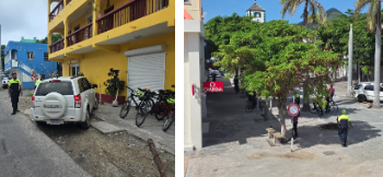 En las medidas de controles de tráficos en Philipsburg: se emitieron más de 100 multas