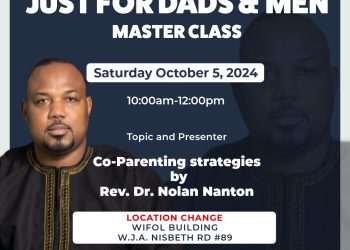 Cambio de sede de la clase magistral Just For Dads & Men