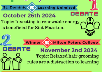 El Parlamento de la Juventud de St. Maarten organiza el debate interescolar anual