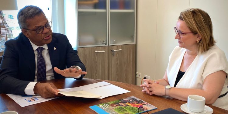 La Coordinadora Residente de las Naciones Unidas realiza su primera visita oficial a Sint Maarten