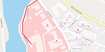 Aviso de cierre de la calle: pulverización de betún y trabajo final de asfalto en Longwall Road