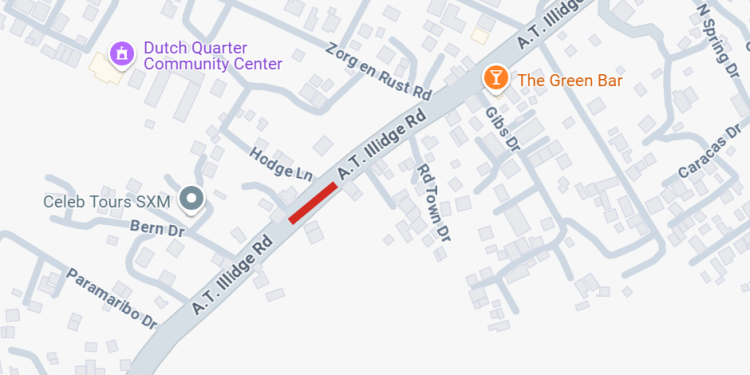 Cierre de un carril en Illidge Road cerca de Hodges Lane para reparaciones programadas en la carretera