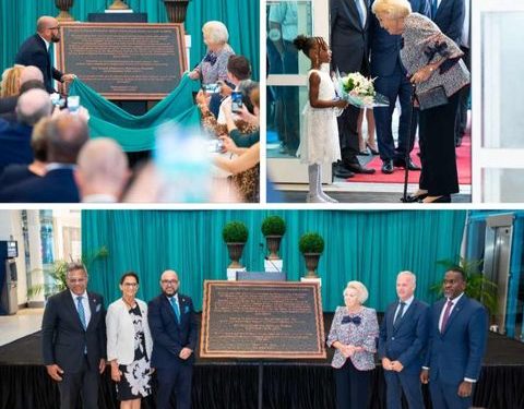 La Princesa Beatrix inaugura la nueva terminal del   Aeropuerto Internacional Princesa Juliana