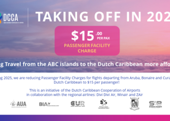 Los Aeropuertos del Caribe Holandés se unen para reducir las tarifas de los pasajeros que entren a la Isla