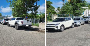 La Policía de Sint Maarten aborda el problema del estacionamiento ilegal en Philipsburg
