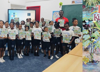 NAGICO se asocia con House of Nehesi para presentar el libro de cuentos del Caribe en Sr. Borgia Elementary School