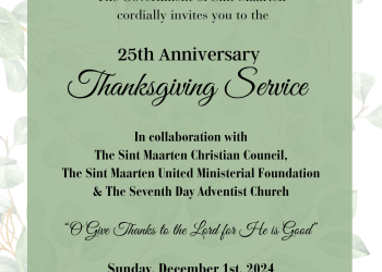 El 25.° Servicio Anual de Acción de Gracias se llevará a cabo el 1ro de diciembre en la Iglesia Bautista del Nuevo Testamento