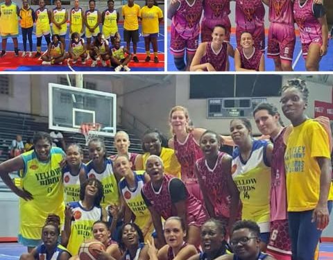 La Asociación Nacional de Baloncesto de St. Maarten organiza una exhibición de baloncesto femenino