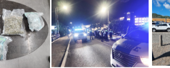 El KPSM intensifica las operaciones para combatir la posesión ilegal de armas de fuego y drogas; insta a una mayor seguridad vial