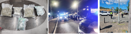 El KPSM intensifica las operaciones para combatir la posesión ilegal de armas de fuego y drogas; insta a una mayor seguridad vial