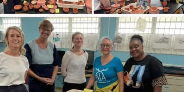 Las escuelas de NIA y SVOBE se reúnen con Cultuurfonds Caribisch Gebied y DNB Fonds