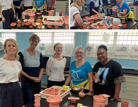 Las escuelas de NIA y SVOBE se reúnen con Cultuurfonds Caribisch Gebied y DNB Fonds