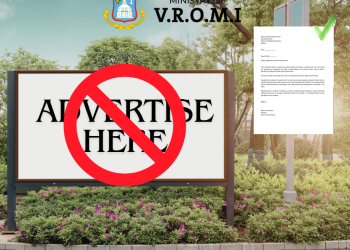 El Departamento de Infraestructura de VROMI procederá a retirar las vallas publicitarias colocadas ilegalmente