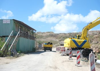 Inicio de las obras civiles para la instalación de una báscula puente en el vertedero principal