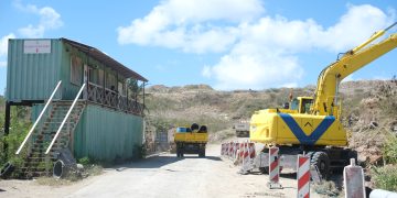 Inicio de las obras civiles para la instalación de una báscula puente en el vertedero principal