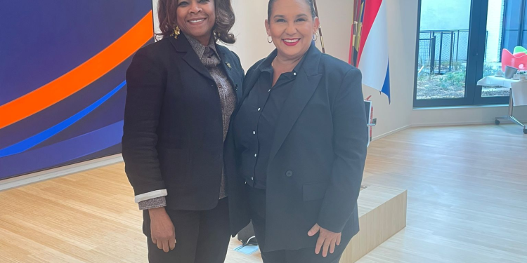 La Ministra Plenipotenciaria Arrindell asiste a una reunión de trabajo en red Bruselas