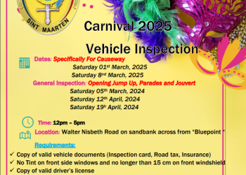 El Departamento de Tráfico del KPSM comienza a realizar inspecciones de vehículos para los preparativos del Carnaval 2025