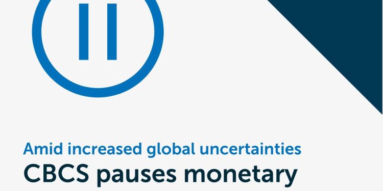 En medio de mayores incertidumbres globales CBCS detiene la política monetaria que disminuye