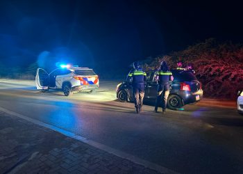 Agentes del (KPCN) realizan una campaña de concienciación sobre la conducción bajo los efectos del alcohol