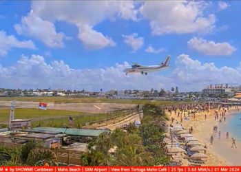 La cámara web de Maho Beach dará la bienvenida a los asistentes de SMART con un mensaje especial