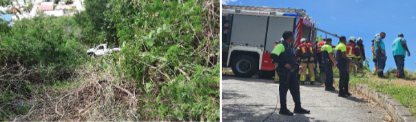 La Policía investiga un grave accidente en Waymond Hill (Valley Estate)