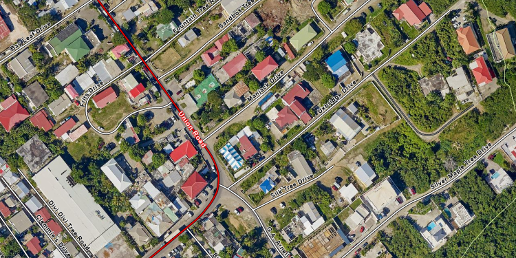 VROMI anuncia el cierre parcial de la vía en Manjack Drive, Cole Bay