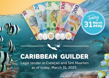 El florín caribeño entra oficialmente en circulación en Sint Maarten y Curaçao