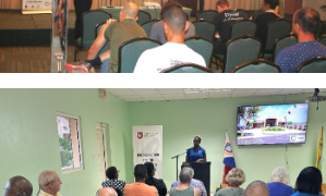 El Ministerio de ECYS presenta los diseños casi finales de la Escuela y Biblioteca Charles Leopold Bell en sesiones de consulta del Fondo Fiduciario