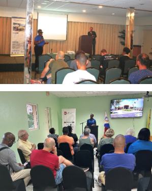 El Ministerio de ECYS presenta los diseños casi finales de la Escuela y Biblioteca Charles Leopold Bell en sesiones de consulta del Fondo Fiduciario