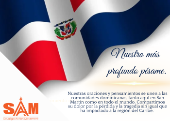 SAM envia mensaje de solidaridad para la comunidad Dominicana