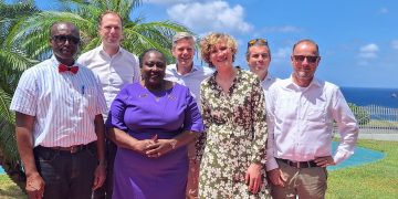 Delegación del Ministerio de Vivienda y Ordenación del Territorio visita Statia