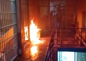 Disturbios e incendio en la prisión de Point Blanche