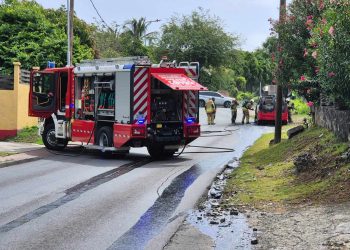 Se incendia un vehículo sin se reporte de heridos