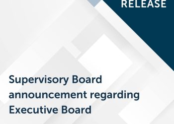 Anuncio del Consejo de Supervisión sobre un miembro del Comité Ejecutivo