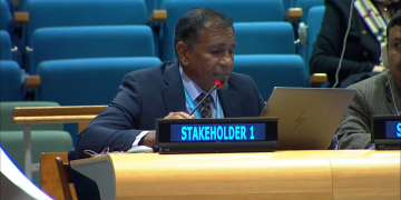 James Finies insta a la acción global en la 79.ª Asamblea General de la ONU: Los derechos culturales son cruciales para la supervivencia de Bonaire