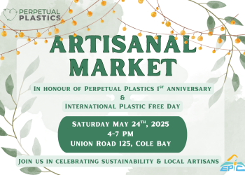 ¡Celebre el primer aniversario de Perpetual Plastics en su Mercado Artesanal en Cole Bay el 24 de mayo!