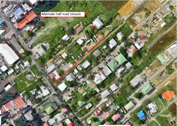 VROMI anuncia el cierre parcial de la calle paralela a Rubber Tree Drive y el proyecto de repavimentación de hormigón