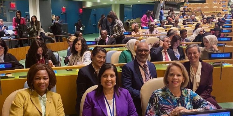 La Ministra Plenipotenciaria Arrindell declaró que el 69.º período de sesiones de la Comisión de la Condición Jurídica y Social de la Mujer fue un éxito