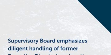 El Consejo de Supervisión destaca la gestión diligente de la renuncia del exdirector ejecutivo