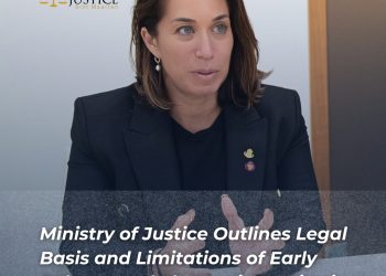 El Ministerio de Justicia describe la base legal y las limitaciones de la liberación anticipada y el monitoreo electrónico