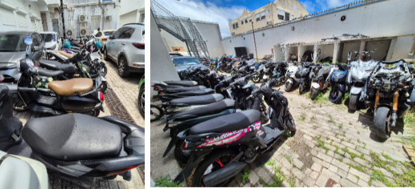 El KPSM de St. Maarten le hacen un llamado urgente a los propietarios de motocicletas incautadas