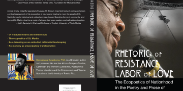 Nuevo libro sobre el escritor de St. Maarten, Lasana Sekou, es lectura obligatoria en el curso de posgrado de la Universidad de Puerto Rico