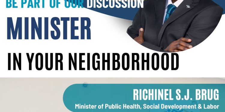 El Ministro Brug anuncia la próxima sesión del programa “Ministro en su Vecindario” en Dutch Quarter