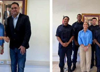 La Ministra de Justicia, Nathalie Tackling, juramentó oficialmente personal del KPSM, la Guardia Costera del Caribe Neerlandés y el Departamento de tax