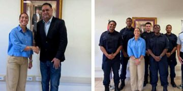 La Ministra de Justicia, Nathalie Tackling, juramentó oficialmente personal del KPSM, la Guardia Costera del Caribe Neerlandés y el Departamento de tax
