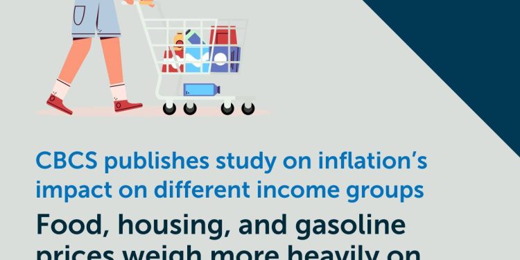 El CBCS publica un estudio sobre el impacto de la inflación en diferentes grupos de ingresos